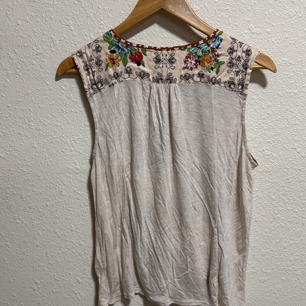 Anthropologie Tiny Floral Patchwork Sleeveless Bo… - image 6